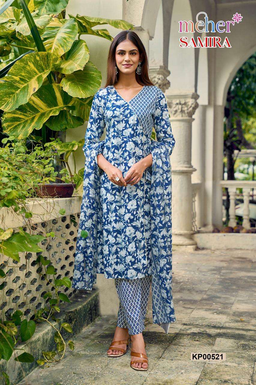 MEHER SAMIRA COTTON ANGRAKHA COTTON CAMBRIC PRINTED THREE PIECE SET WHOLESALE MEHER SAMIRA COTTON ANGRAKHA COTTON CAMBRIC PRINTED THREE PIECE SET WHOLESALE